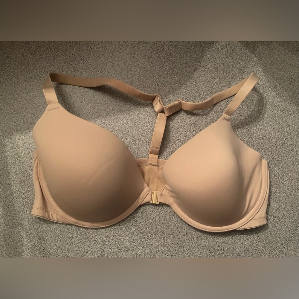 PINK V/S Wear Everywhere Lightly Lined Nude Bra Size D36